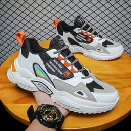 image-Casual White Shoes Thick Sole Daddy Tide Shoes