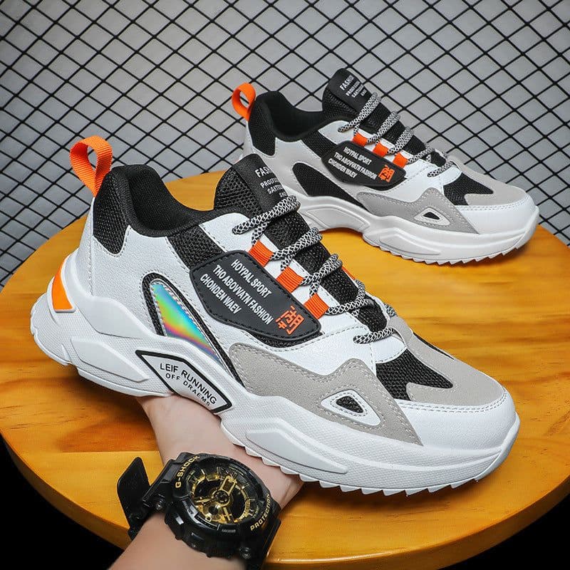 image-Casual White Shoes Thick Sole Daddy Tide Shoes