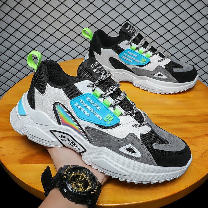 image-Casual White Shoes Thick Sole Daddy Tide Shoes