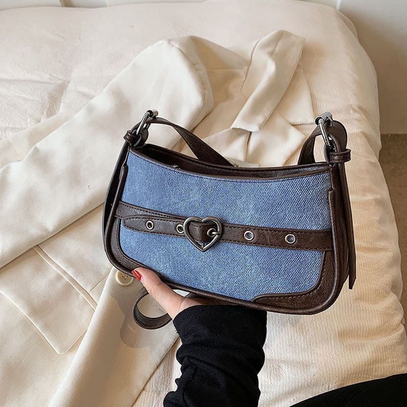 image-Women's Fashion Vintage Cowboy Hundred Shoulder Bag