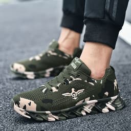 image-Sports Casual Camouflage Military Training Running Shoes