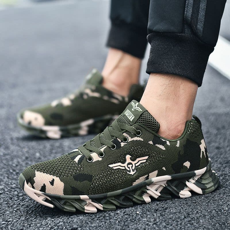 image-Sports Casual Camouflage Military Training Running Shoes