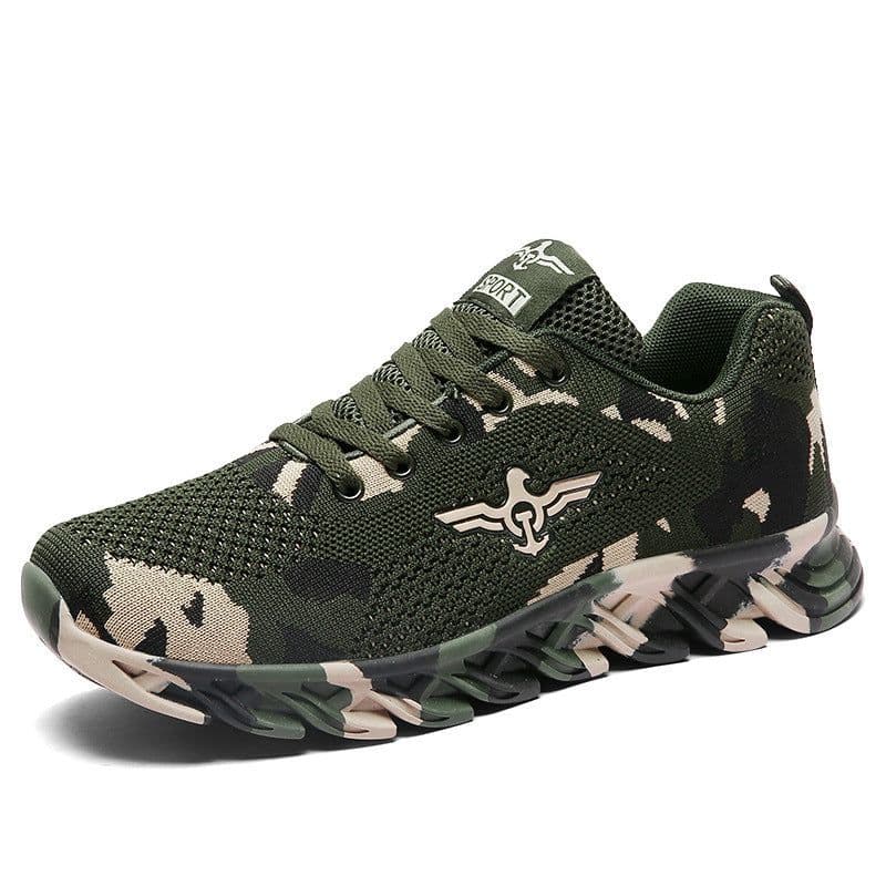 image-Sports Casual Camouflage Military Training Running Shoes