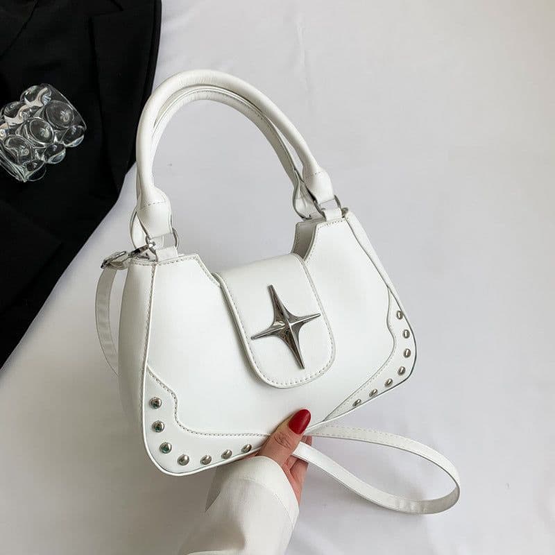 image-Women's Fashion Simple Casual Portable Messenger Bag