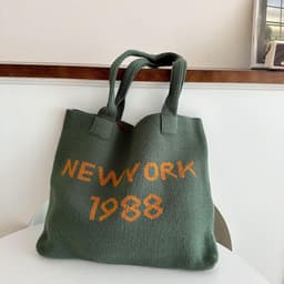 image-Women's Stylish Simple And Versatile Large Capacity Shoulder Tote