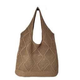 image-Women's Fashion Hollowed-out Shoulder Woven Bag