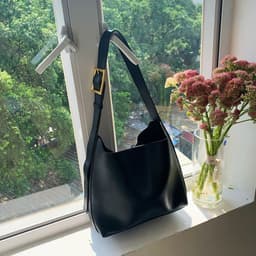 image-Women's Fashion All-match Large-capacity Bucket Shoulder Messenger Bag