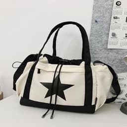 image-Canvas Bag Japanese All-match Crossbody Bag