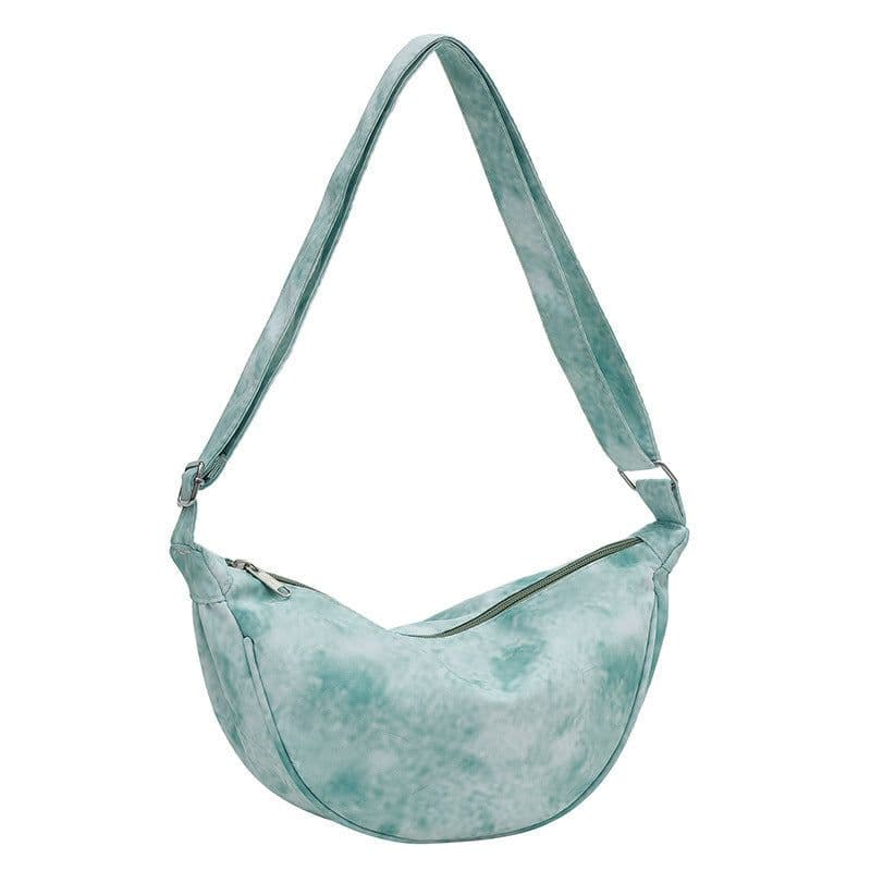 image-Women's Canvas Shoulder Simple Casual Messenger Bag For Female Students