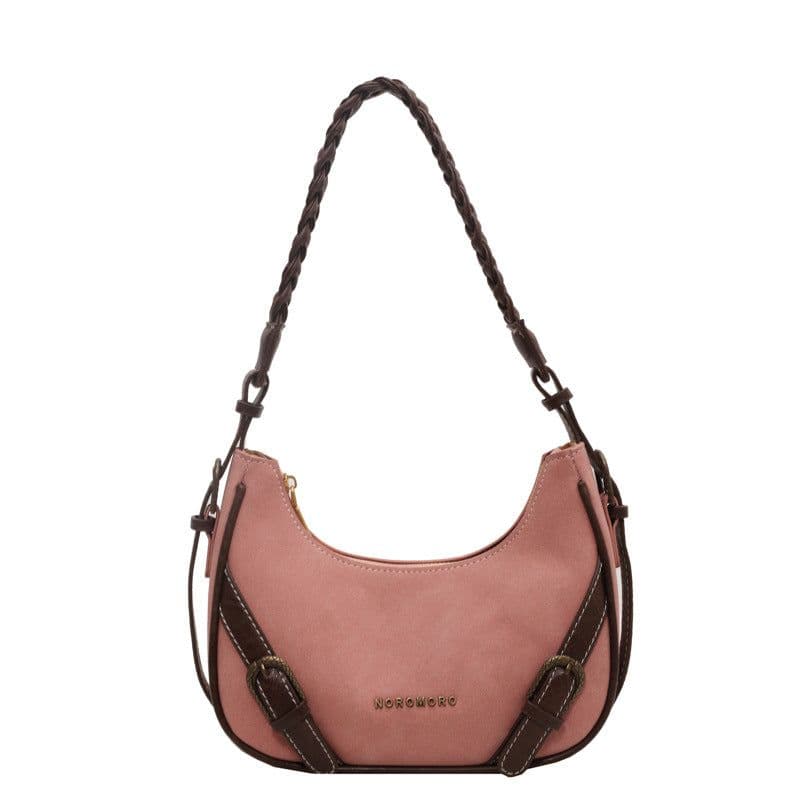 image-Retro Underarm Baguette Shoulder Selenodont Bag