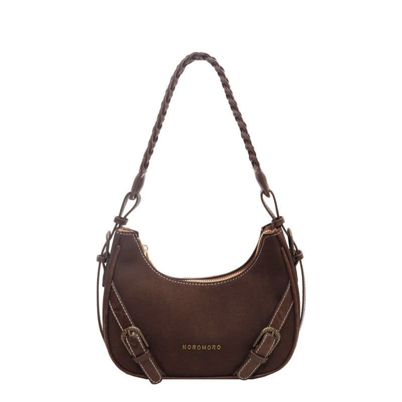 image-Retro Underarm Baguette Shoulder Selenodont Bag