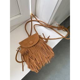 image-New Trendy Special-interest Design Tassel Phone Bag For Women