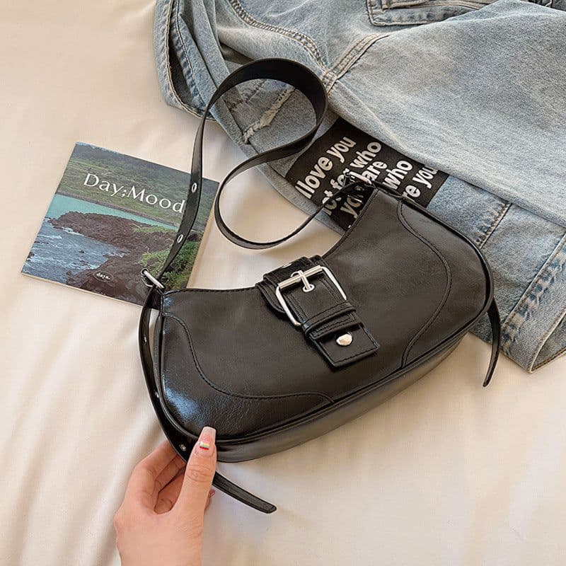 image-New Summer Retro Fashion Underarm Casual Shoulder Bag For Women