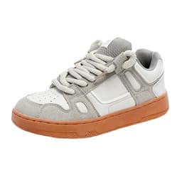 image-Men's Rubber Shoes Casual Fashion Student Platform Sneakers Low Top
