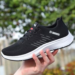 image-New Men's Flying Weaving Mesh Shoes Flying Weaving Sports Shoes