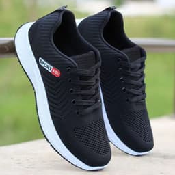 image-Men's Fly Woven Mesh Fashionable All-match Breathable Casual Shoes