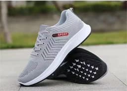 image-Men's Fly Woven Mesh Fashionable All-match Breathable Casual Shoes