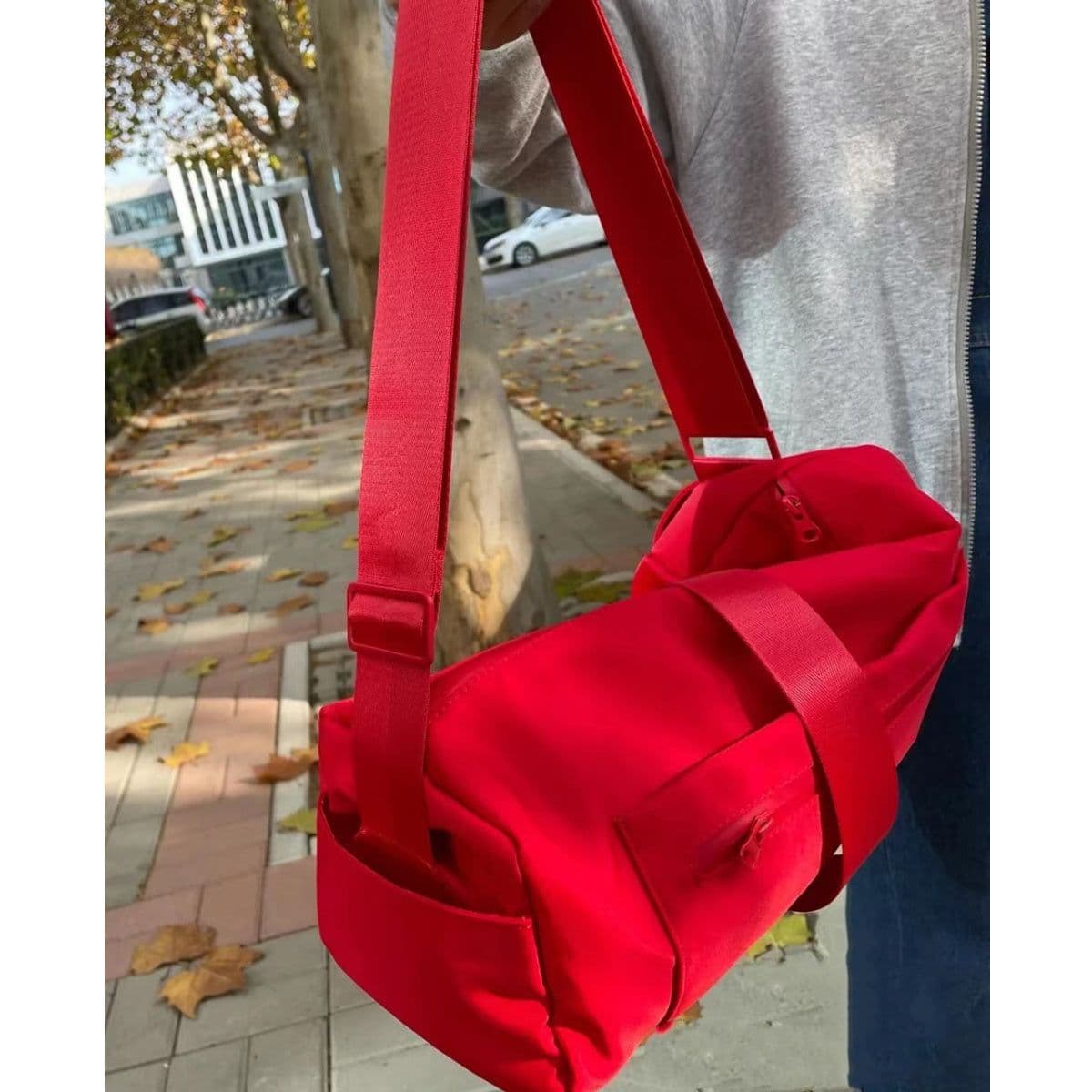 image-Suncoo-level Fitness Oxford Cloth Crossbody Bag