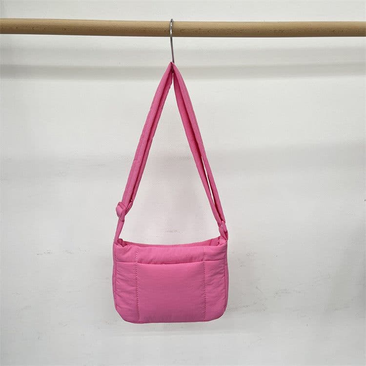 image-Lightweight Minority Simple Casual Nylon Cloth Small Cute One-shoulder Crossbody Small Square Bag