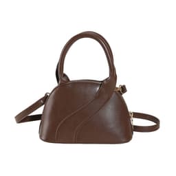 image-Textured Special-interest Design Shell Bag Handbag