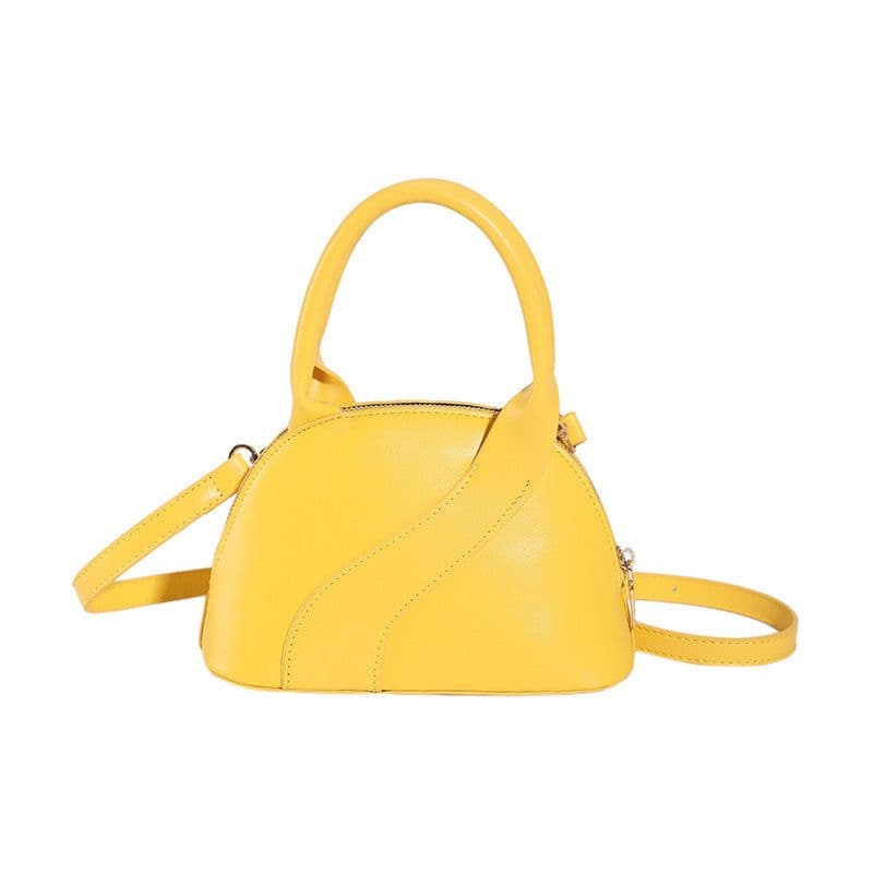 image-Textured Special-interest Design Shell Bag Handbag