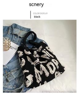 image-New Knitted Fashion Shoulder Bag Large Capacity
