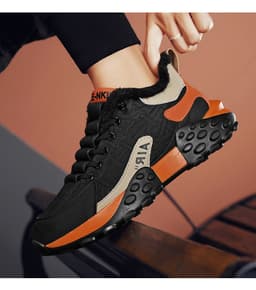 image-Winter Slip-on Casual Sports Men's Warm With Velvet Work Safety Shoes