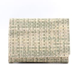 image-New Straw PU Folding Wallet Women's Mini Ultra-thin Fashion All-matching