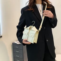image-Summer New Three-dimensional Jacket Clothes Crossbody Small Square Bag