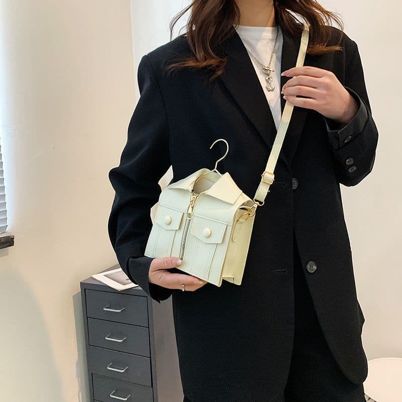 image-Summer New Three-dimensional Jacket Clothes Crossbody Small Square Bag