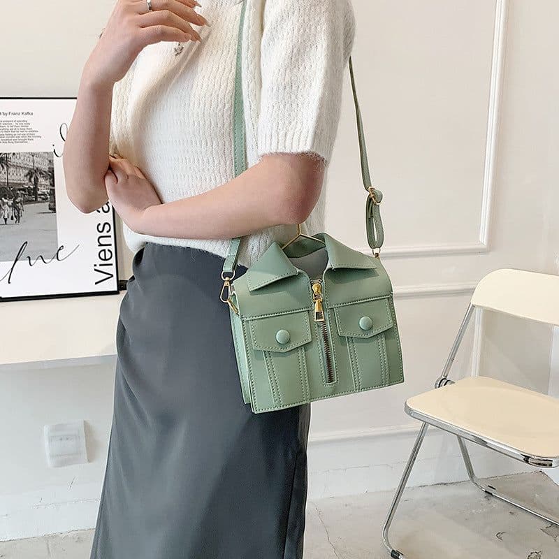image-Summer New Three-dimensional Jacket Clothes Crossbody Small Square Bag