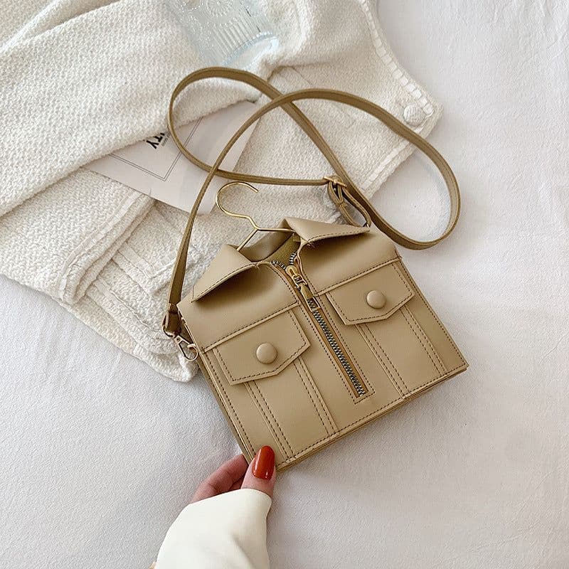 image-Summer New Three-dimensional Jacket Clothes Crossbody Small Square Bag