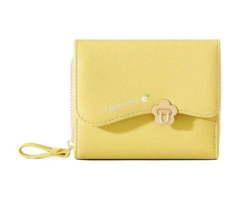 image-Flower Short European And American Ladies Wallet Fashion Design