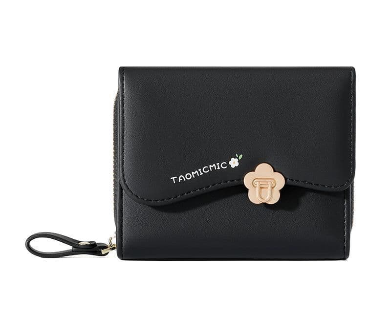 image-Flower Short European And American Ladies Wallet Fashion Design