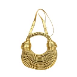 image-Instafamous Metal Noodles Underarm Bag Fashion Shiny Surface