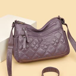 image-Western Style All-matching Women's Cross-body Bag Multi-layer Large Capacity