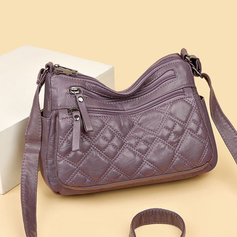 image-Western Style All-matching Women's Cross-body Bag Multi-layer Large Capacity