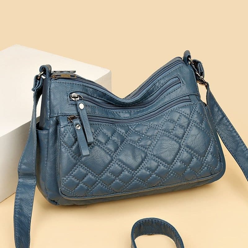 image-Western Style All-matching Women's Cross-body Bag Multi-layer Large Capacity