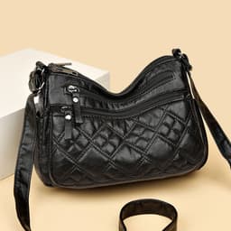 image-Western Style All-matching Women's Cross-body Bag Multi-layer Large Capacity