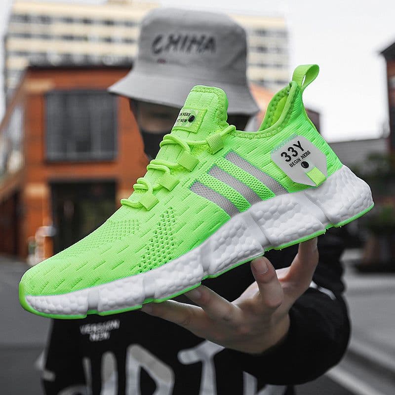 image-Summer Shoes Running Breathable Lightweight Mesh Shoes Men