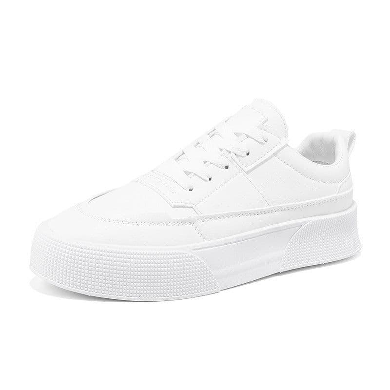 image-Men's Leisure Sports White Running Shoes