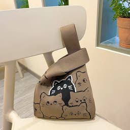 image-Tote Bag Cute Animal Portable