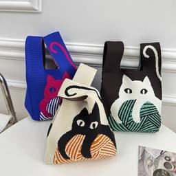 image-Tote Bag Cute Animal Portable