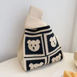 image-Tote Bag Cute Animal Portable