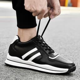 image-Spring New Height Increasing 8CM Sports Board Shoes Men's Outdoor Low Top