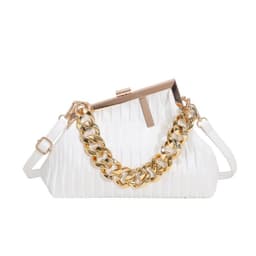 image-Ins Thick Chain Portable Crossbody Shoulder Small Square Bag