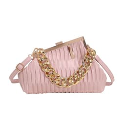 image-Ins Thick Chain Portable Crossbody Shoulder Small Square Bag
