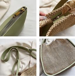 image-Trendy Women's Bags Fashion Large Capacity Contrast Color