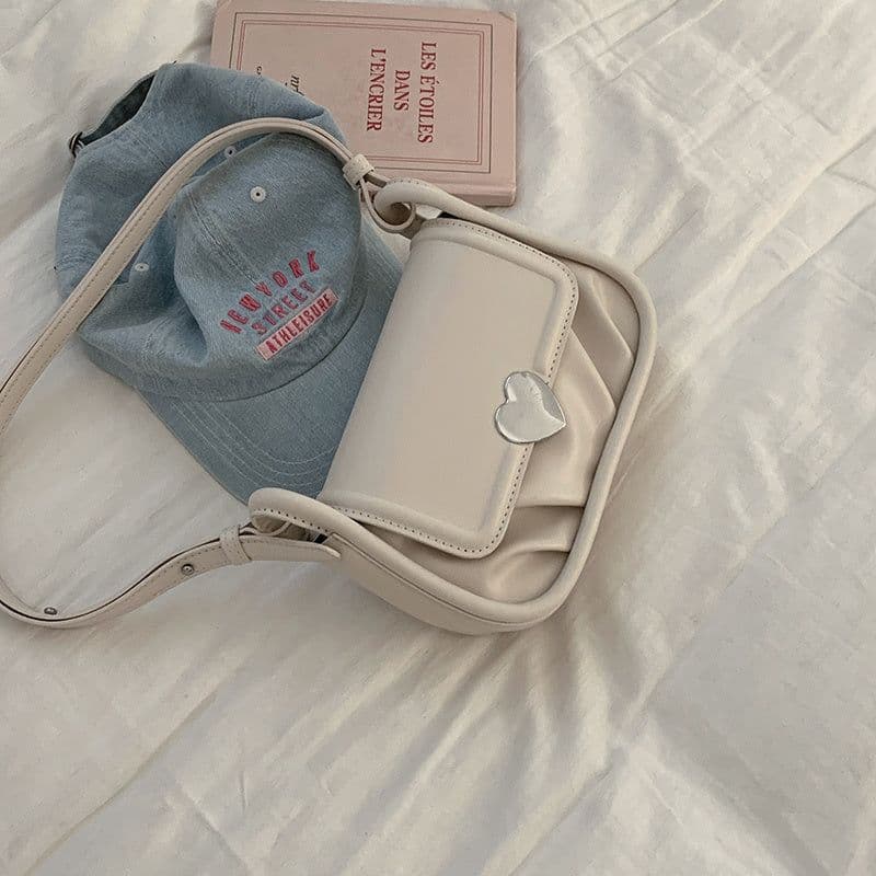 image-Underarm Women's Fashion Pleated Crossbody Bag