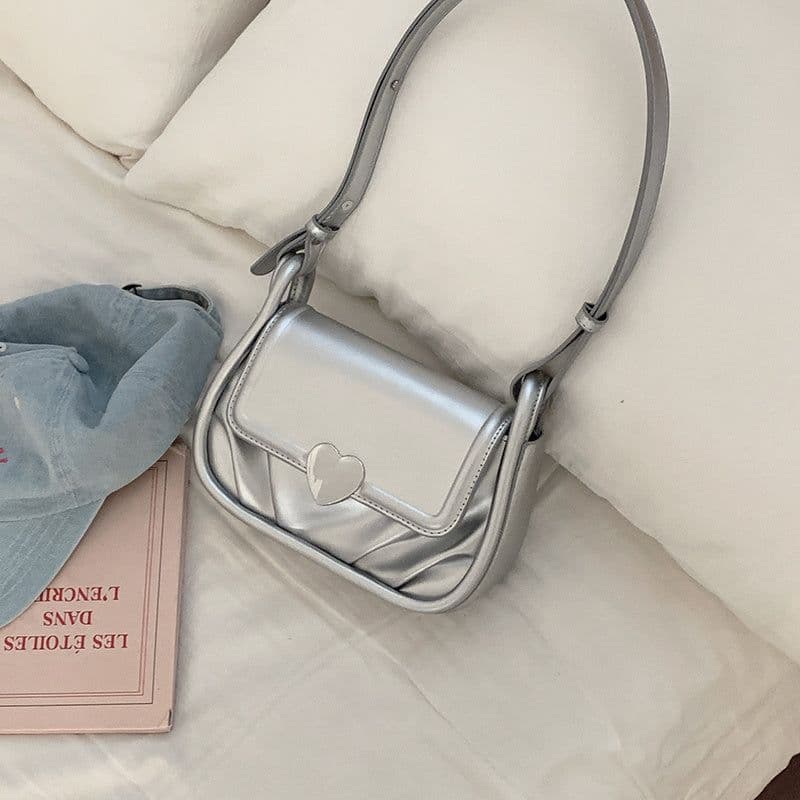 image-Underarm Women's Fashion Pleated Crossbody Bag